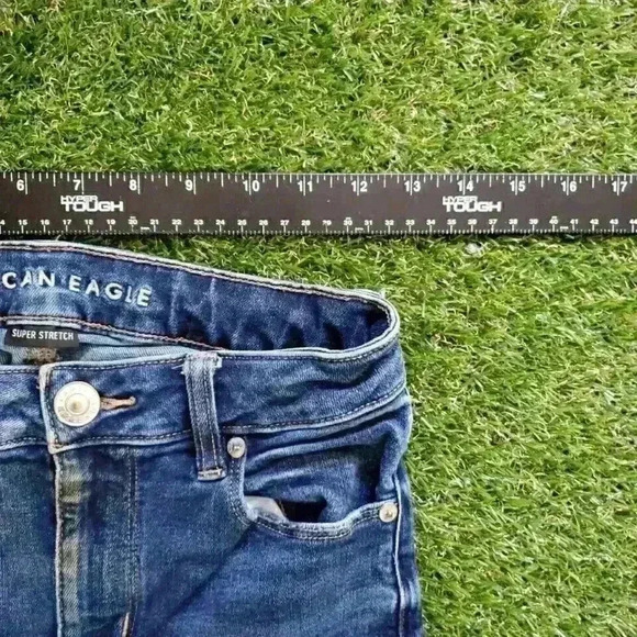 American Eagle Women's Super Stretch Skinny Denim Jeans Size 2 Regular - Picture 8 of 9